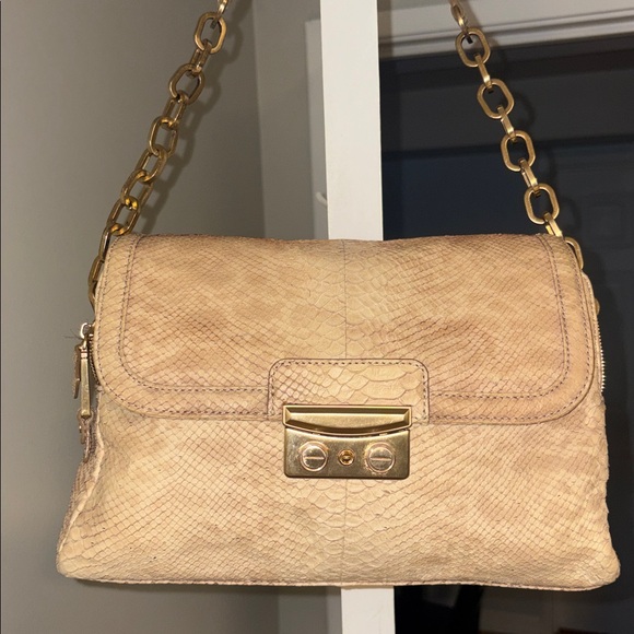 Rachel Zoe Handbags - Rachael Zoe Snakeskin Shoulder Bag in EUC.